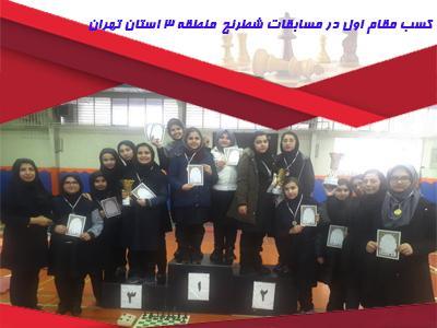 افتخارآفرینی تیم شطرنج دانش آموزان متوسطه دوره اول